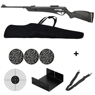 Carabina de Pressão Jade Pro Nitro Preta 5.5mm - CBC + Capa + 3 Chumbos + Bandoleira + Alvo + Porta Alvo em Oferta na Shopee