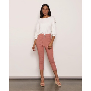 Calça Feminina Bengaline Clochard Rosa