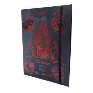 Caderno Argolado Colegial 18x25cm 48 Fls Game of Thrones DAC
