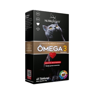 Suplemento para Gatos Ômega 3 Nutrafases 45 tabletes