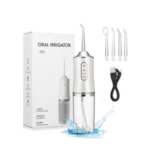 HYQ1726 Irrigador Bucal Portátil Branco Jato D`água