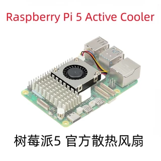 Raspberry Pi 5 geração oficial ventilador de refrigeração original Raspberry Pi 5 Active Cooler radiador