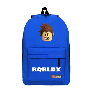 Roblox Mundial-Mochila USB de grande capacidade para Adolescente