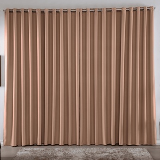 Cortina Blecalte Em Tecido Black out 6,00x2,80 Corta Luz Quarto Sala