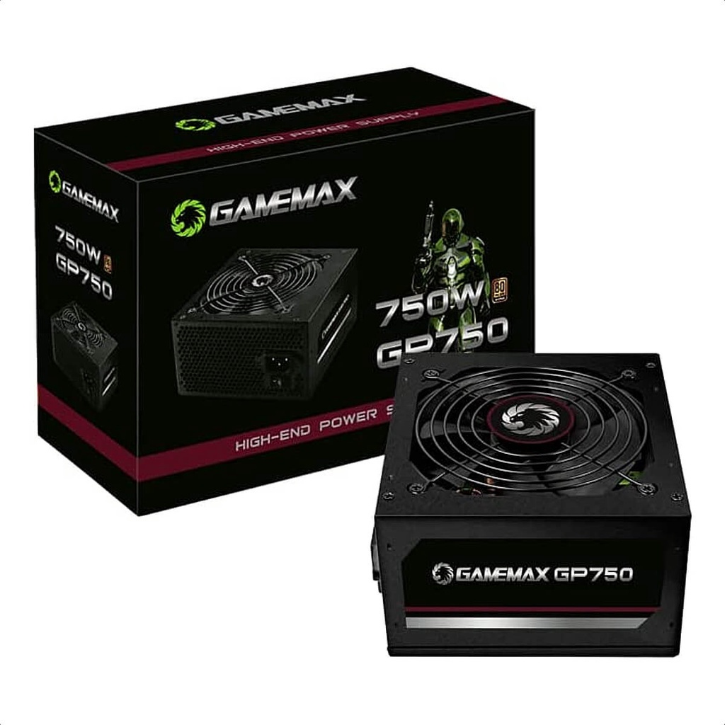 Fonte Gamemax 500W, 80 Plus Bronze - GMX GM500