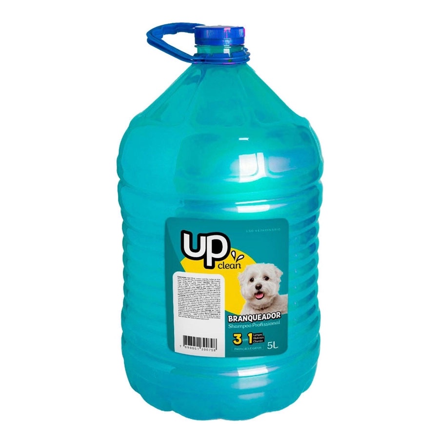 Shampoo UP Clean Branqueador 5 Litros - pet shop - banho e tosa