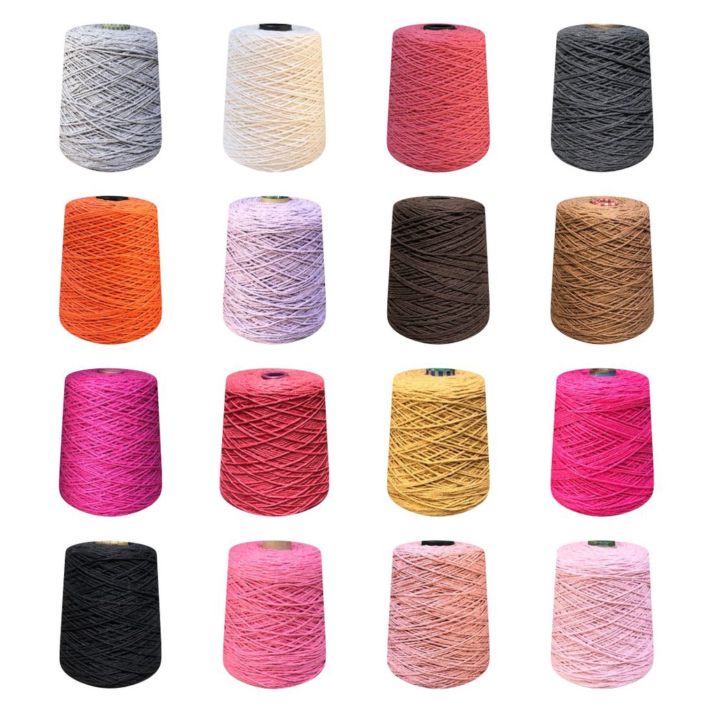 Linha De Crochê Colorida 6 Fios 600gr Barbante Para Crochê Prial