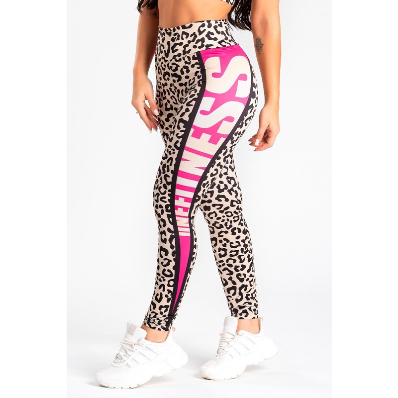 Calça legging estampa localizada digital ALPHA