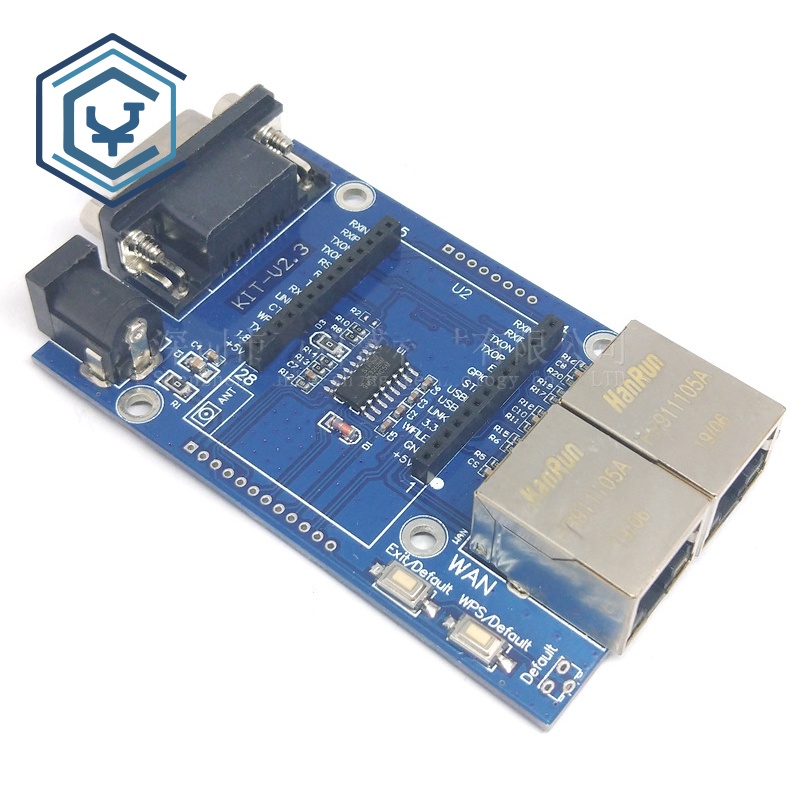 1 Pcs O Módulo Conversor Ethernet TCP HK-RM04 Conecta UART RS232 Para ...