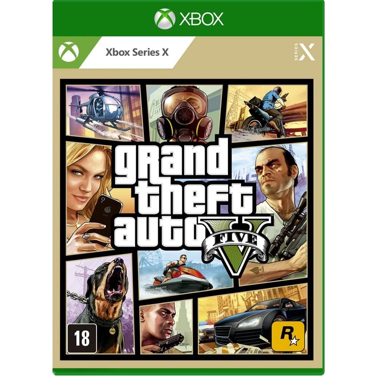 Grand Theft Auto V GTA 5 Xbox Series X Midia Fisica