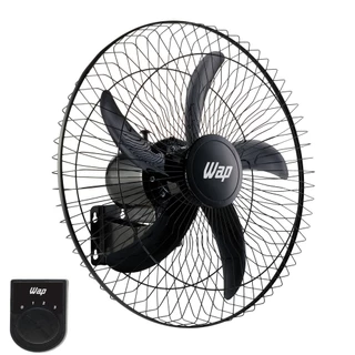 Ventilador de Parede Rajada 60 Preto 55CM Bivolt 127/220V Wap em Oferta na Shopee