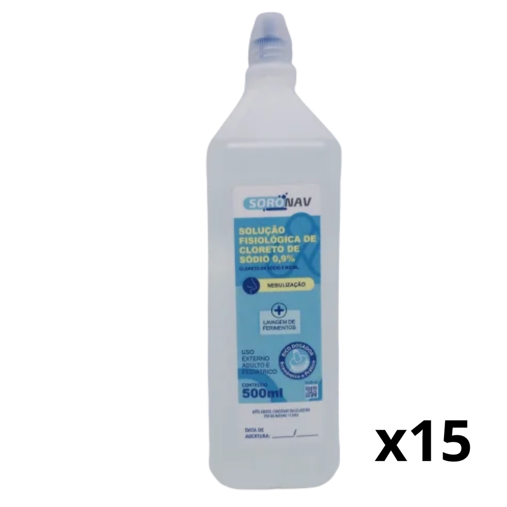 Solución Fisiológica 500 ML x 15 u