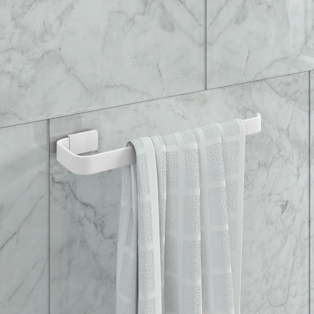 Porta Toalha De Rosto Stander Branco