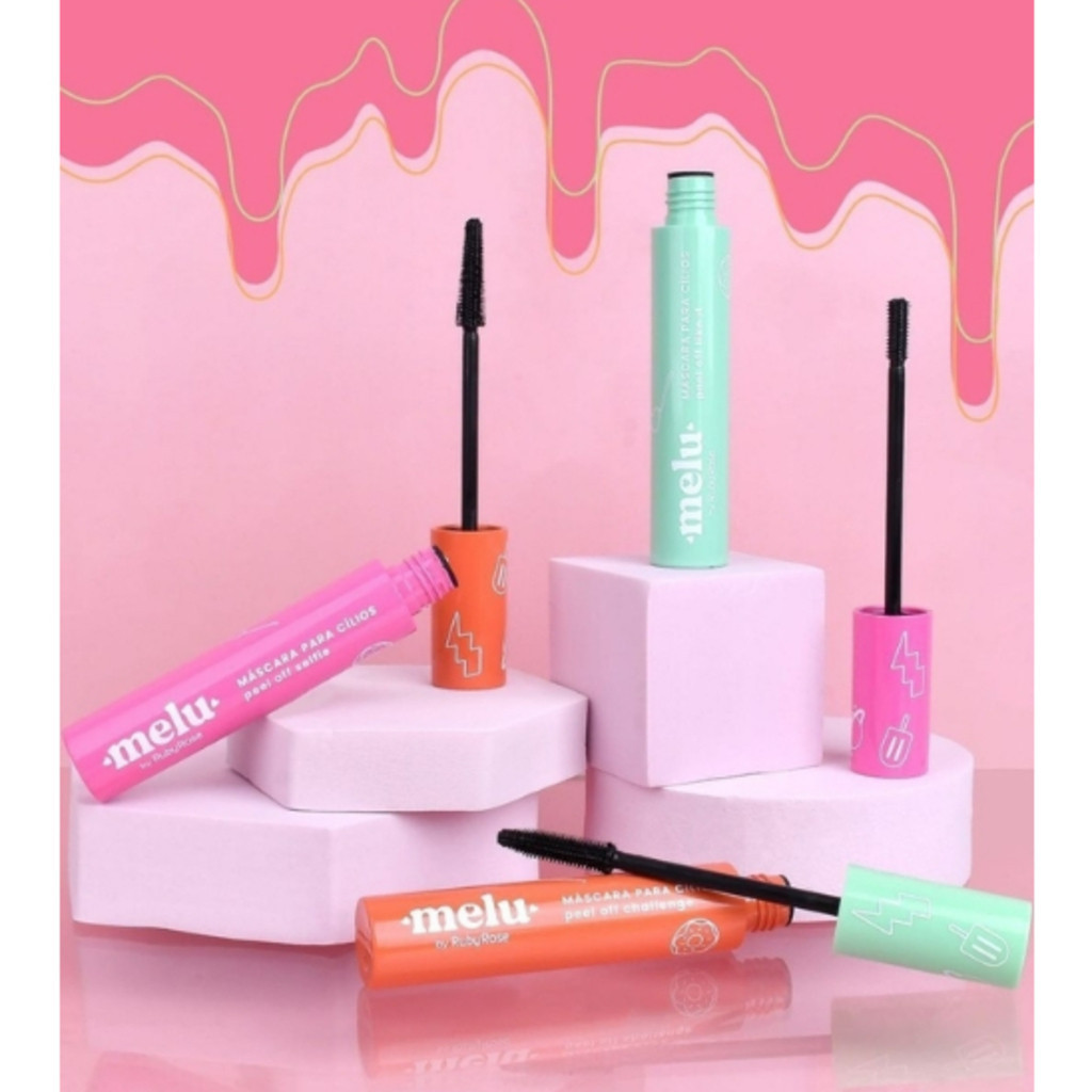 Mascara De Cilios Melu Ruby Rose Rimel Peel Off Alta Fixação | Shopee ...