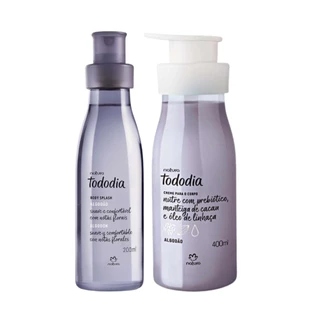 Kit Tododia Algodão Hidratante 400ml + Body Splash 200ml Natura