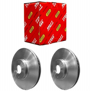 Par Disco Freio Ecosport 2003 A 2012 Dianteiro Ventilado Trw
