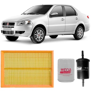 Kit Filtro Ar Óleo Combustível Fiat Siena 2000 A 2012 Wega