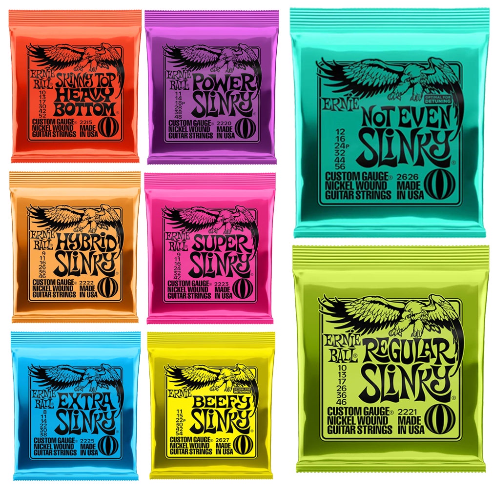 Ernie Ball Cordas Elétricas 2220/2221/2222/2223/2225/2626/2627 Níquel Ferida Sentir Som Equilibrado Excelente A Mão Super De Guitarra Elétrica Duráveis