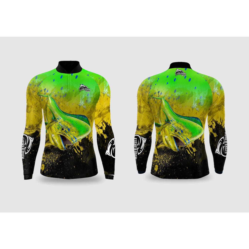 Camisa Camiseta de Pesca com Proteção UV50