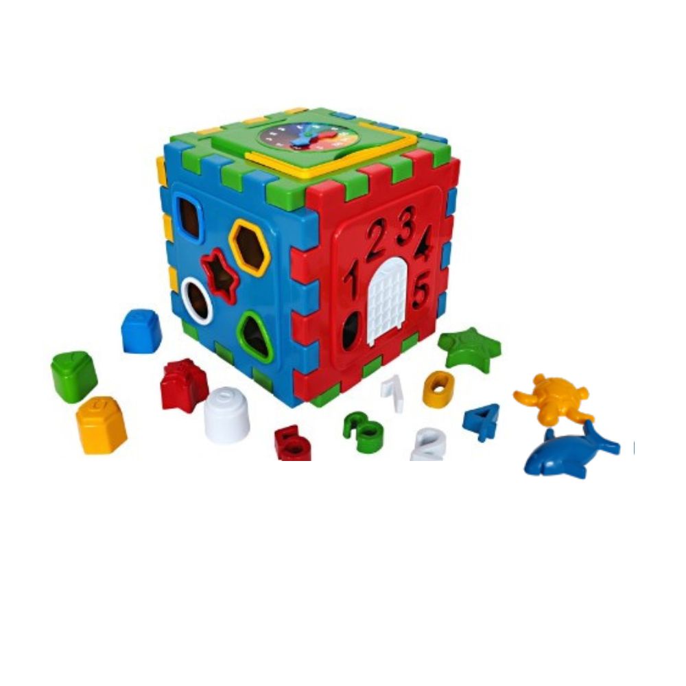 Brinquedo Cubo Didatico Plastico Jogo Educativo Menino Menina 12 Mses Pedagogico Crianca 2285