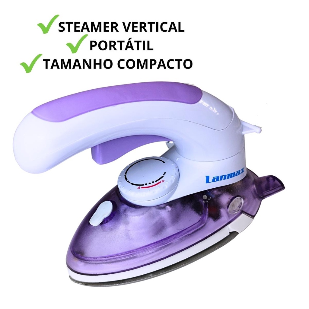 Mini Ferro De Passar A Vapor Viagem Steamer Patchwork Bivolt ...