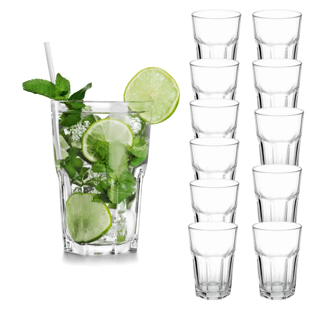 Conjunto de 12 Copos Long Drink Bristol 410ml