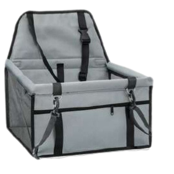 Assento Cadeirinha Carro Cachorro Cães Gatos (CINZA) Exclusivo novidade na loja