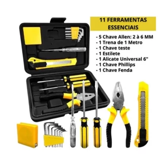 Kit jogo de Ferramentas Com Maleta 11 Peças Titanium Profissional PROMOÇÃO