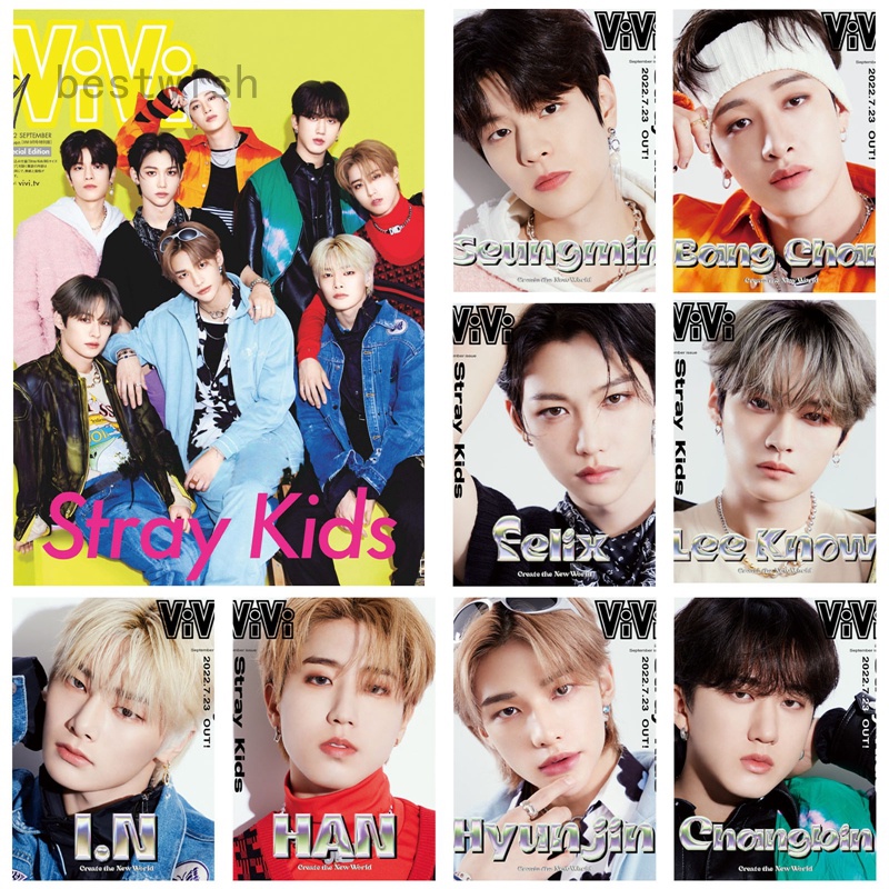 Pôsteres BWH Kpop Stray kids ViVi Wall Sticker Bangchan Han I.N ...