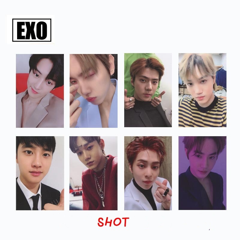 6-12pcs/set EXO Vem Sobre O Universo Da Guerra LOVE SHOT