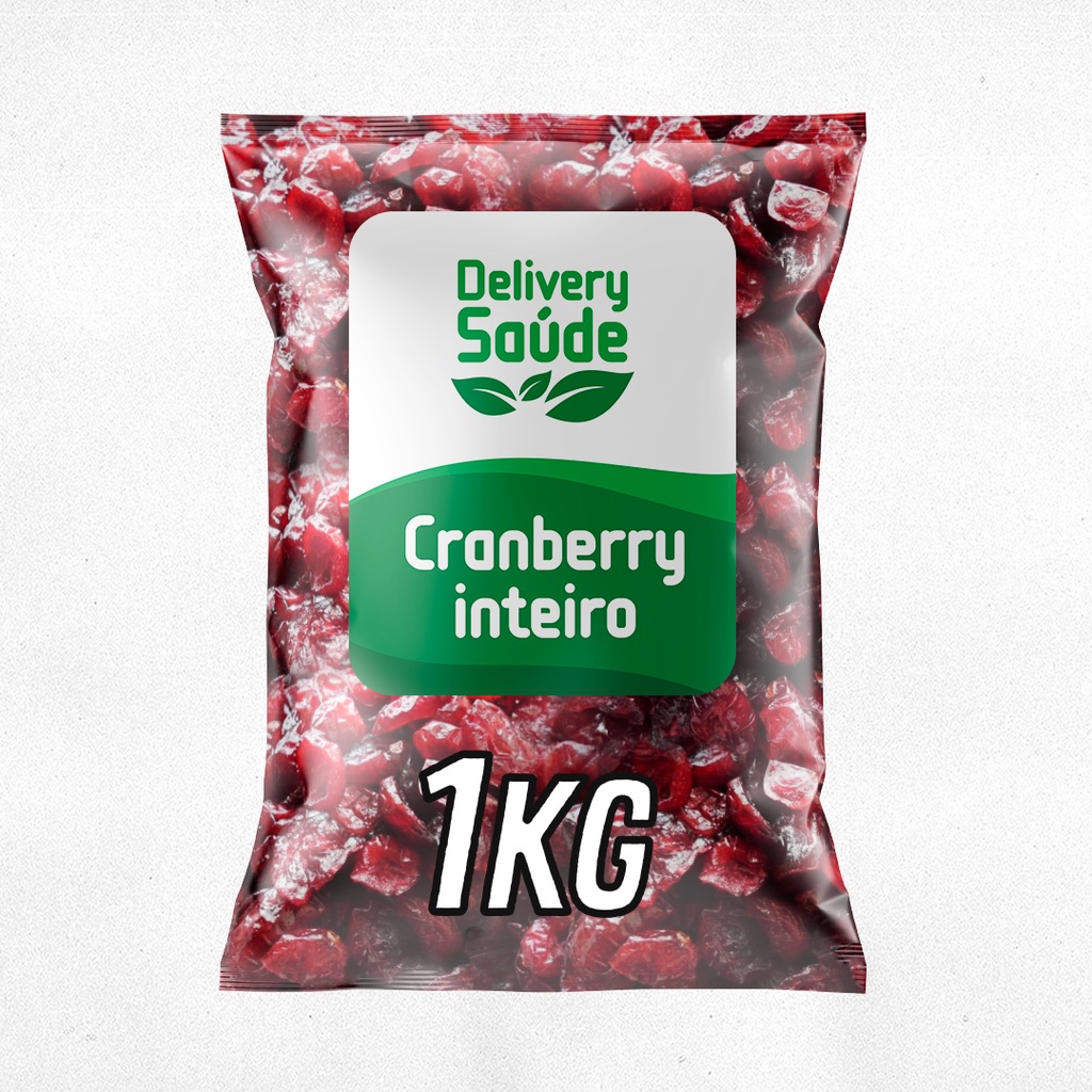 CRANBERRY INTEIRO 1KG COMBATE A INFECÇÃO URINÁRIA