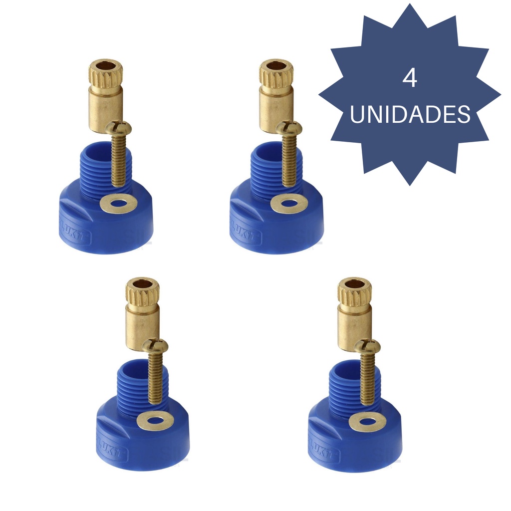 1Kit Com 4 Conversores De Registro Padrão Docol Para Acabamento Deca