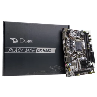 Placa Mae LGA 1156 DDR3 H55Z Duex DDR3 1600/1333/1066 Intel® Graphics