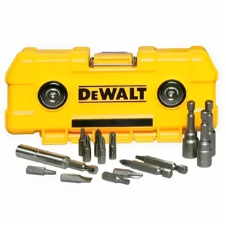 Kit Jogo De Bits E Brocas C/Estojo Magnético 15 Peças Dewalt