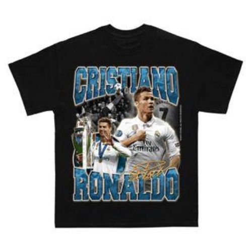 Camiseta Cristiano Ronaldo Streetwear - Lançamento Premium - Envio Mais Rápido do Brasil - Venus Shop