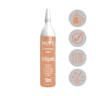 Ampola Tratamento Concentrado Anti-Queda Skafe 10Ml