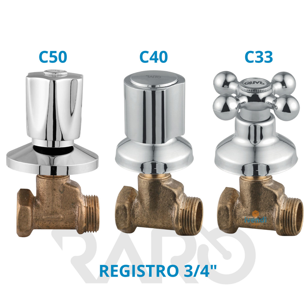 Kit Registro 3/4 de Pressão Vedante Completo com Acabamento De Chuveiro Banheiro Promoção *Oferta*