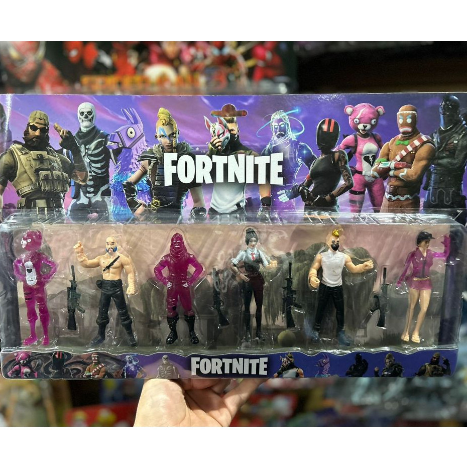Kit Fortnite 6 Bonecos Exclusivos e Acessorios - ENVIO IMEDIATO O MAIS ...