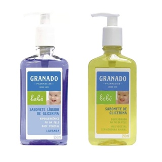 Kit Sabonete Líquido Granado Bebê Glicerina 250ml