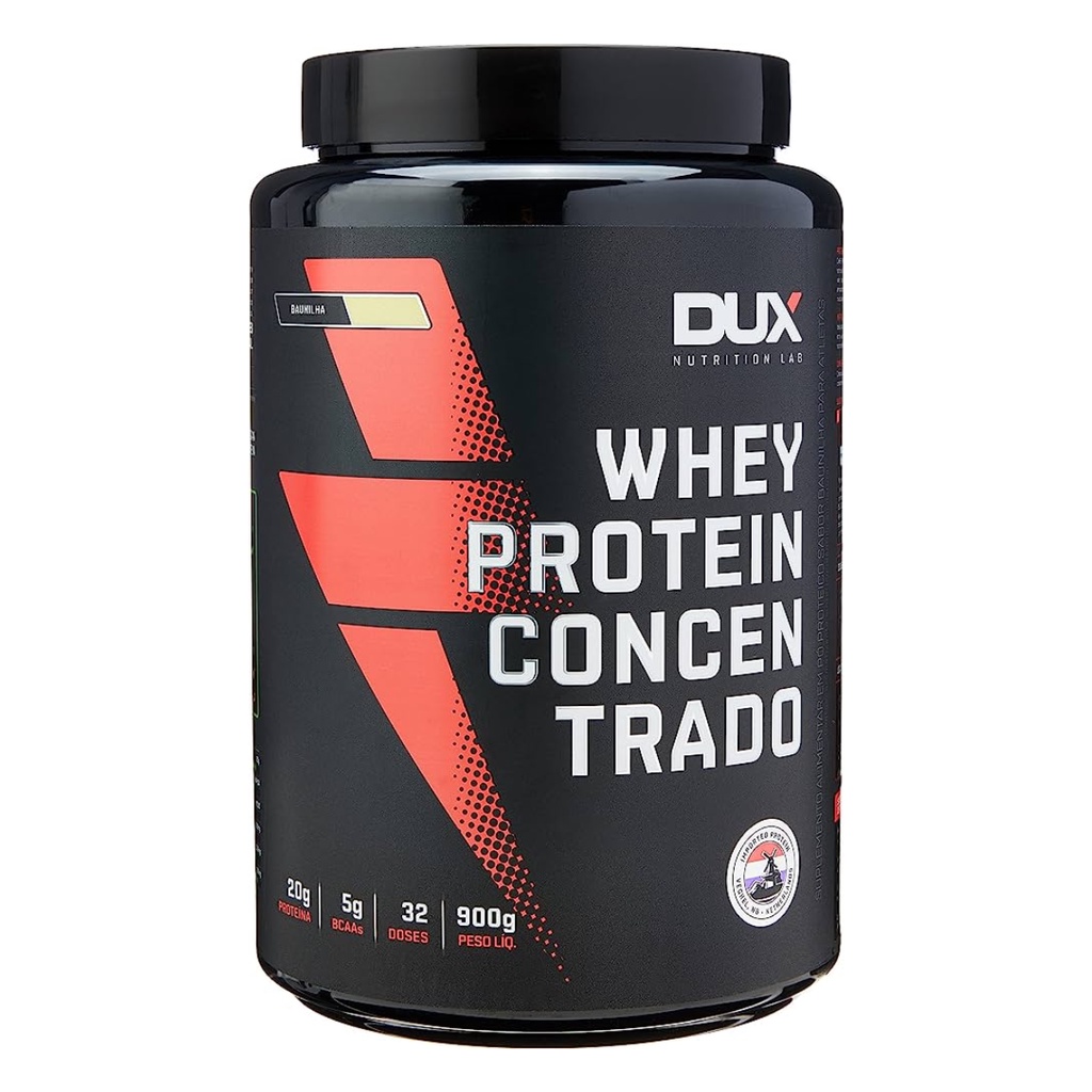 Whey Protein Concentrado Baunilha de 900g Dux Nutrition