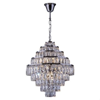 Lustre De Cristal Florença Belle 9 Lâmpadas G9 Cromado Bivolt Startec