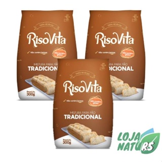 KIT 3 Mistura para Pão Sem Glúten Sem Lactose - Risovita