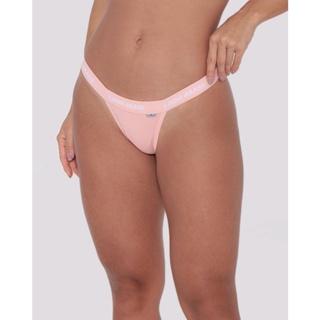 Calcinha String Elástico Linda Brasil Laranja Claro