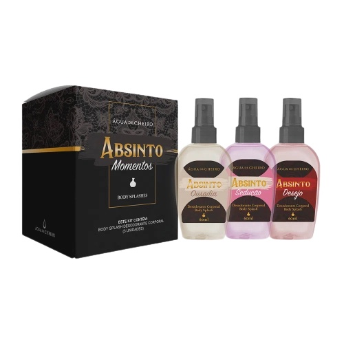 KIT ABSINTO MOMENTOS (BODY SPLASH 3X 60ML) | Shopee Brasil