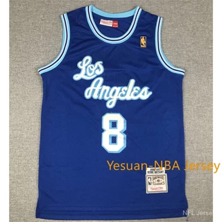 Camisata Los Angeles Lakers #8 Kobe Bryant 1996-97 MN retro embroidery De Basquete azul nba jerseys