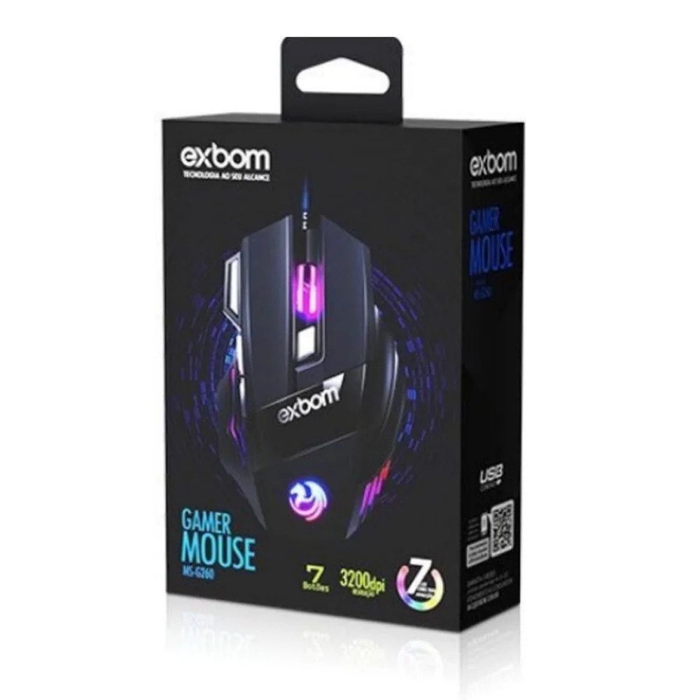 Mouse Gamer Para Jogo Computador X7 USB LED Laser Botões Profissional