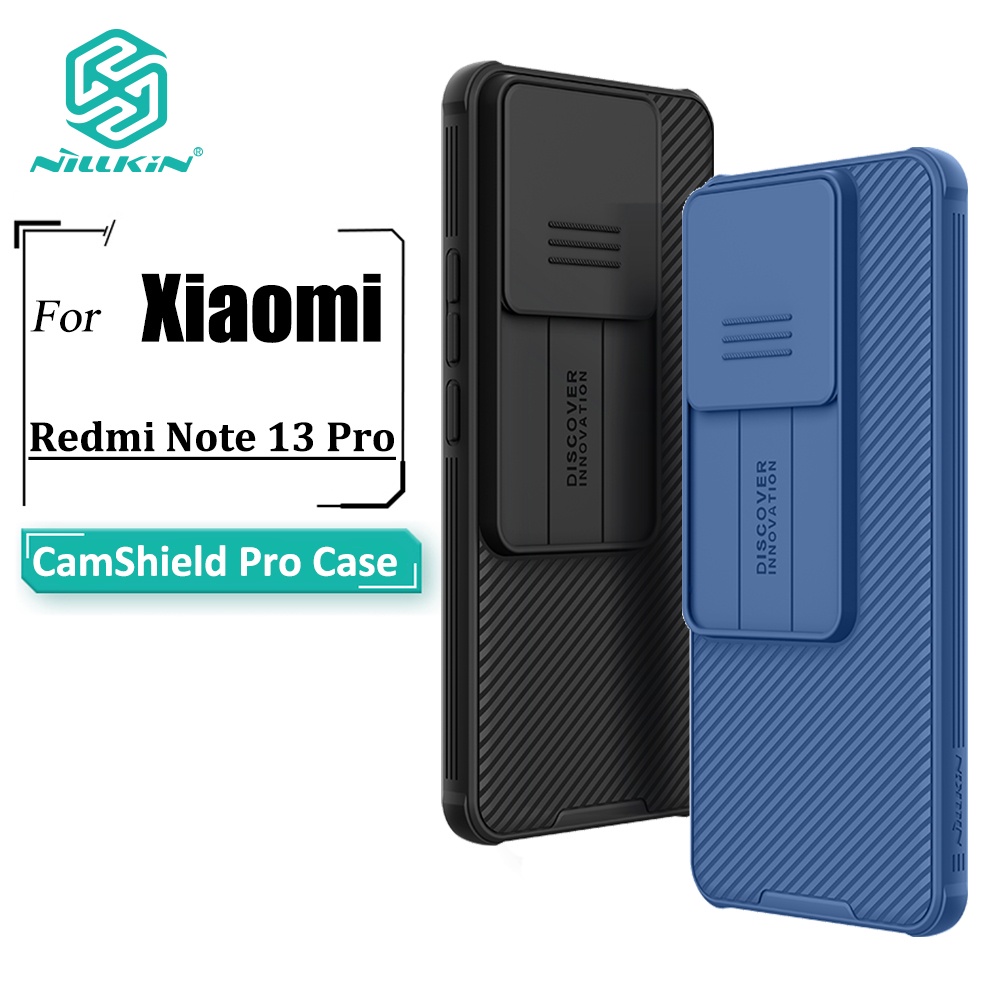Capa Nillkin CamShield Pro Para Redmi Nota 13 5G Câmera Proteção Deslizante TPU + PC De Luxo Traseira À Prova De Choque