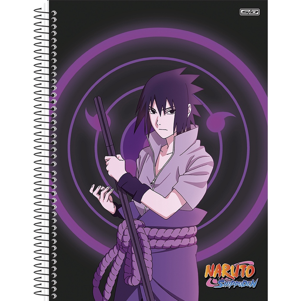 Cad uni 1x1 80fls SD Naruto c/ B/A c/4 - São Domingos - Caderno