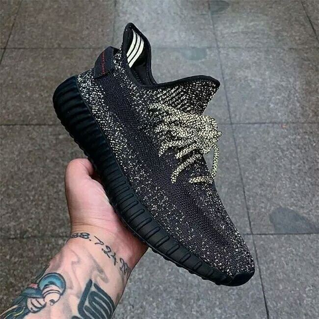 Estrela Negra Explos o Yeezy 350V2 BOOST EF2368 Shopee Brasil