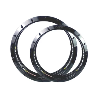 Par Aros em Alumínio Monaco Gs Tubeless Pra Pneu Sem Câmara Xtz Lander 250 Ténéré 250 Preto Brilho